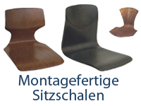 Herzlich Willkommen auf biegeholz.com! - Sitzschale mit Kunstharz Oberfläche